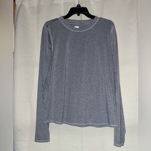 Fabletics Charcoal Long Sleeve Top